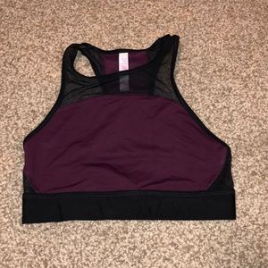 Maroon Victors Secret Pink Sports Bra